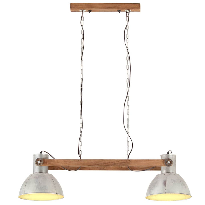 industriel hængelampe 25 W 109 cm E27 sølvfarvet