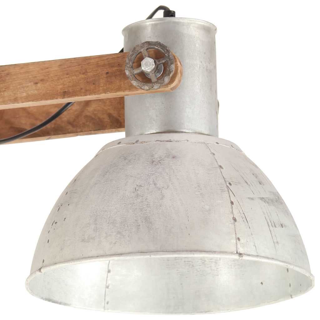industriel hængelampe 25 W 109 cm E27 sølvfarvet