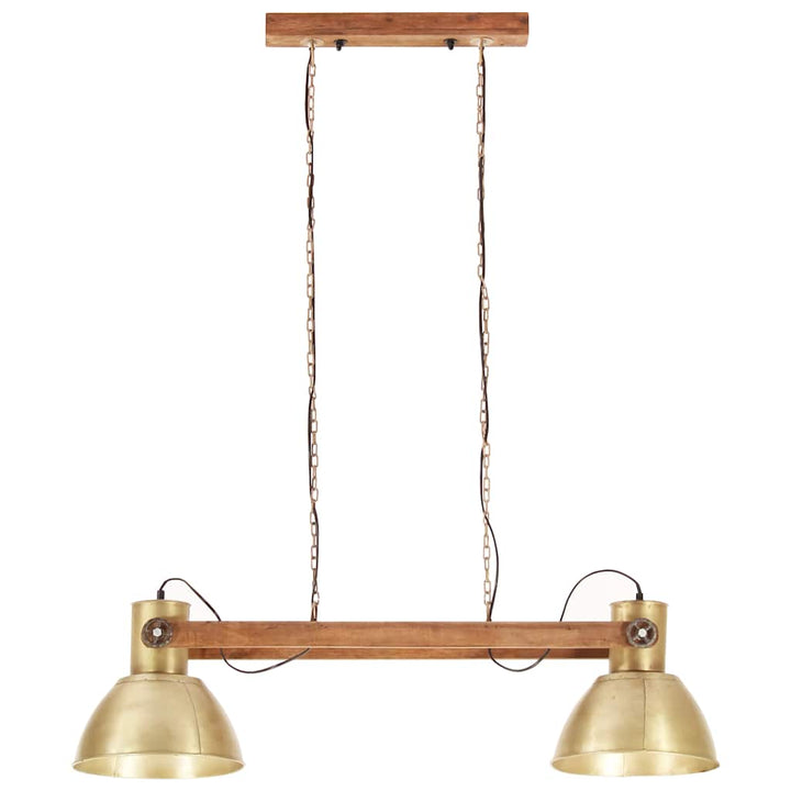 industriel hængelampe 25 W 109 cm E27 messingfarvet
