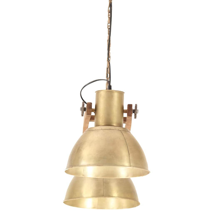 industriel hængelampe 25 W 109 cm E27 messingfarvet