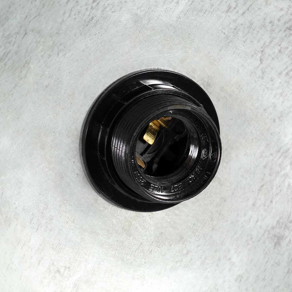 industriel hængelampe 25 W rund 30 cm E27 sølvfarvet