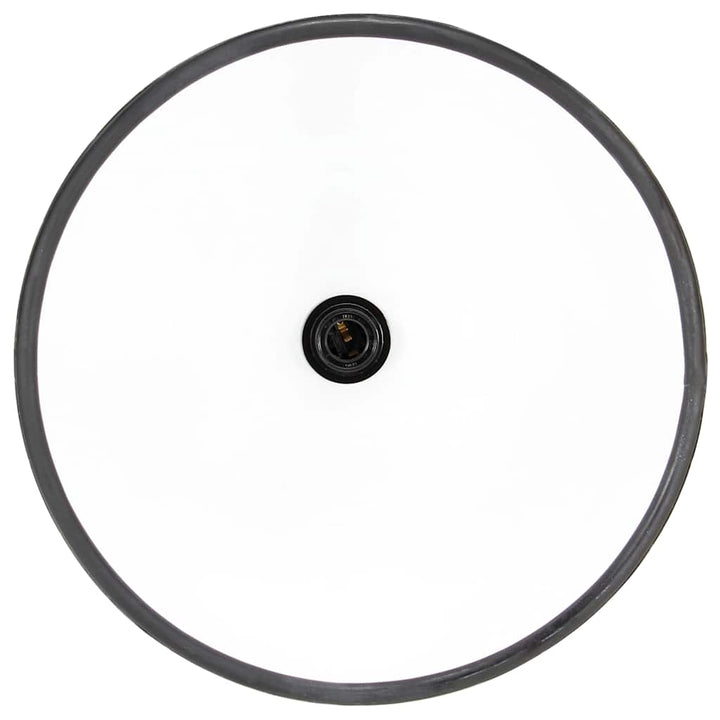 industriel hængelampe 25 W rund 40 cm E27 mat sort
