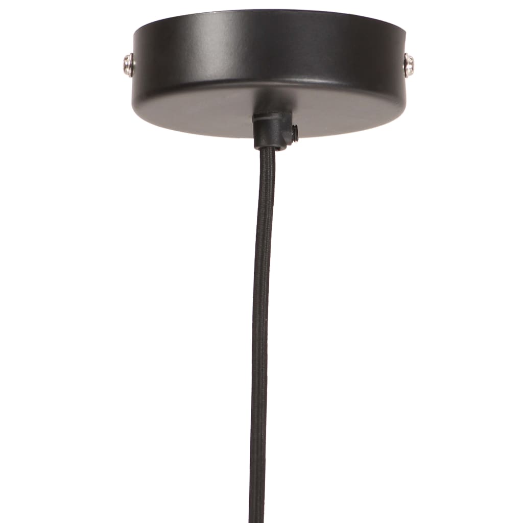 industriel hængelampe 25 W rund 19 cm E27 mat sort