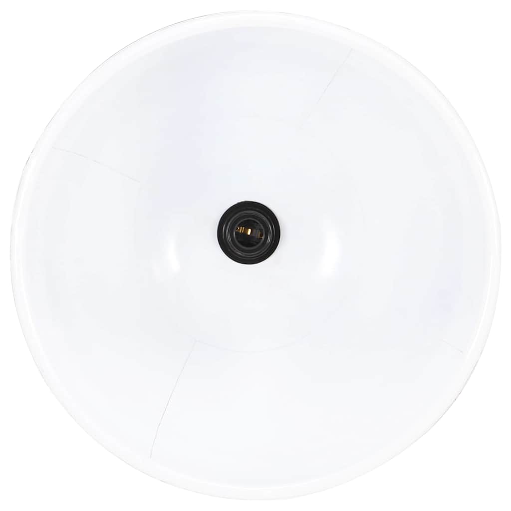 industriel hængelampe 25 W rund 40 cm E27 hvid