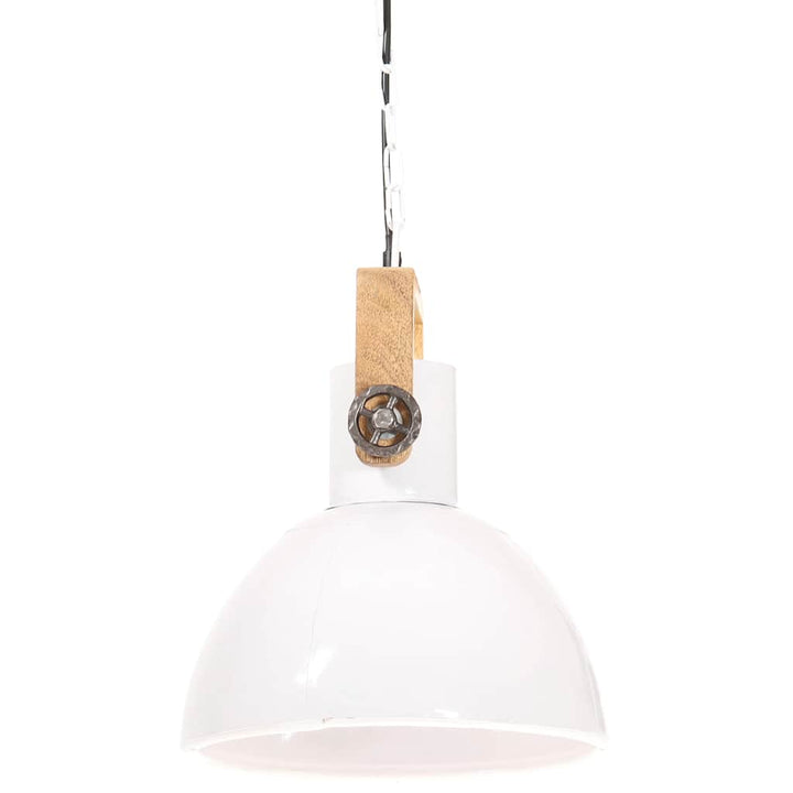 industriel hængelampe 25 W rund 30 cm E27 hvid