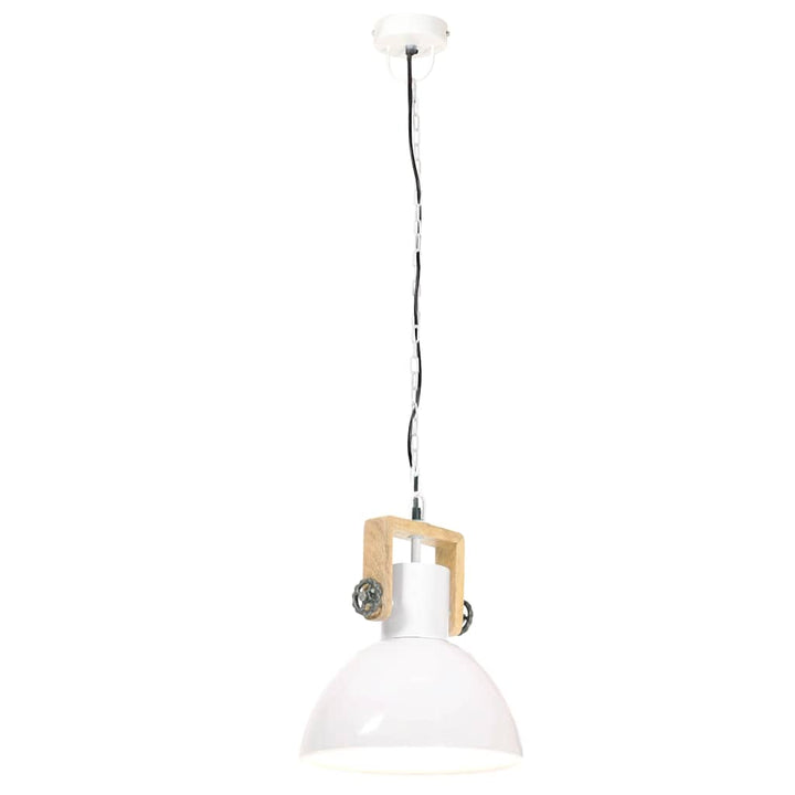 industriel hængelampe 25 W rund 30 cm E27 hvid