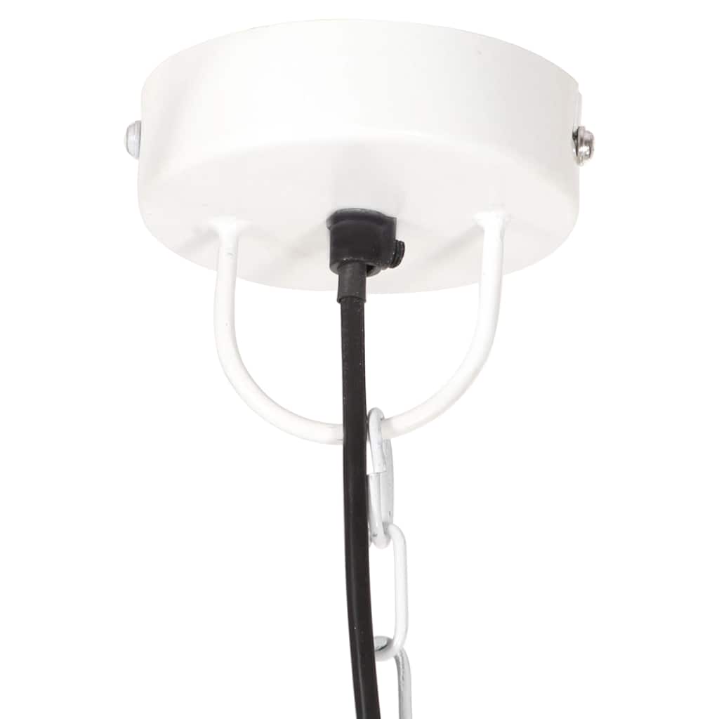 industriel hængelampe 25 W rund 30 cm E27 hvid