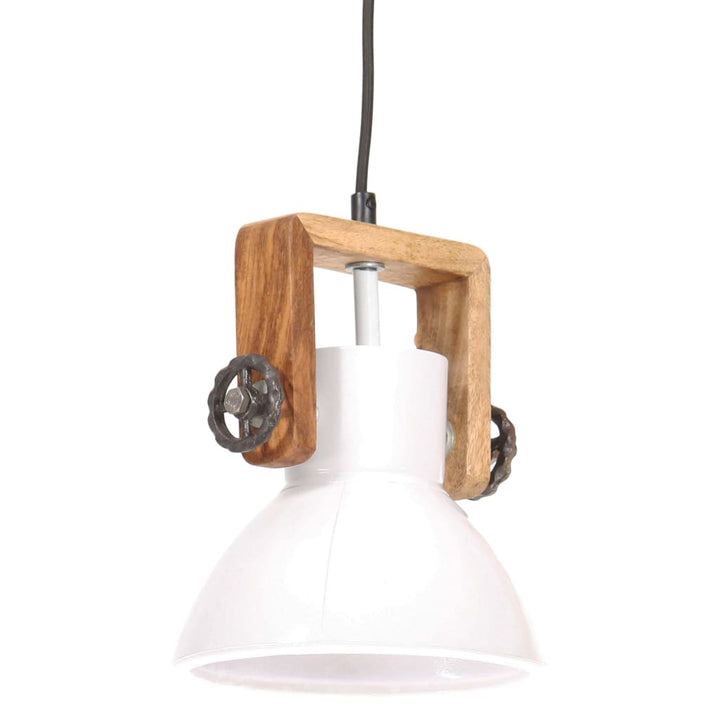 industriel hængelampe 25 W rund 19 cm E27 hvid