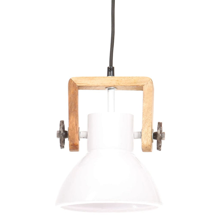 industriel hængelampe 25 W rund 19 cm E27 hvid