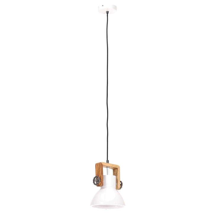 industriel hængelampe 25 W rund 19 cm E27 hvid