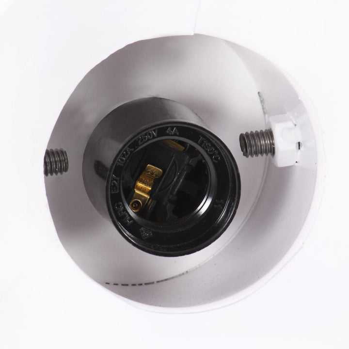 industriel hængelampe 25 W rund 19 cm E27 hvid