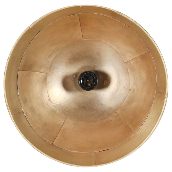 industriel hængelampe 25 W rund 31 cm E27 messingfarvet