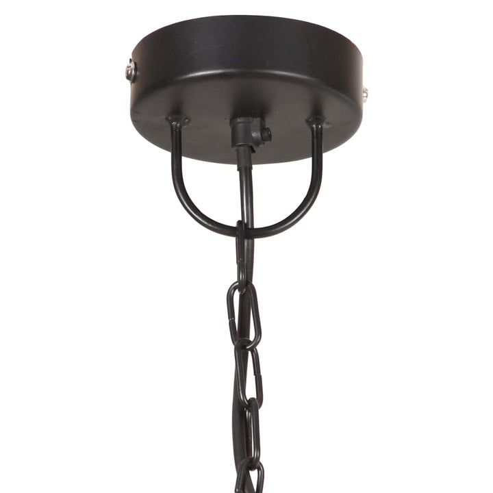 industriel hængelampe 25 W rund 31 cm E27 mat sort