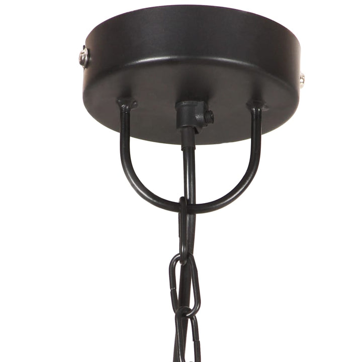 industriel hængelampe 25 W rund 42 cm E27 mat sort