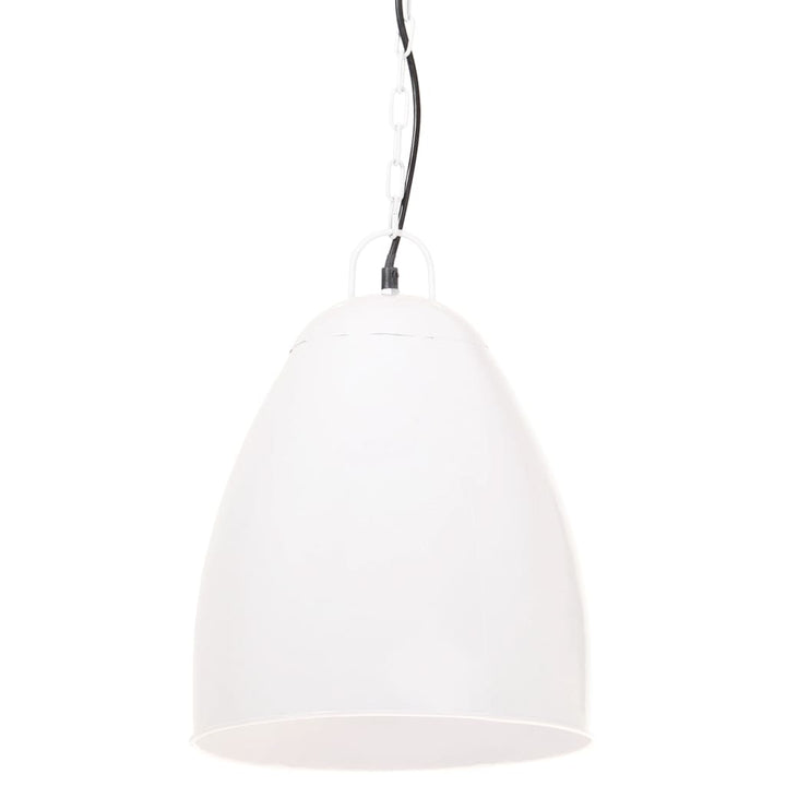 industriel hængelampe 25 W rund 32 cm E27 hvid