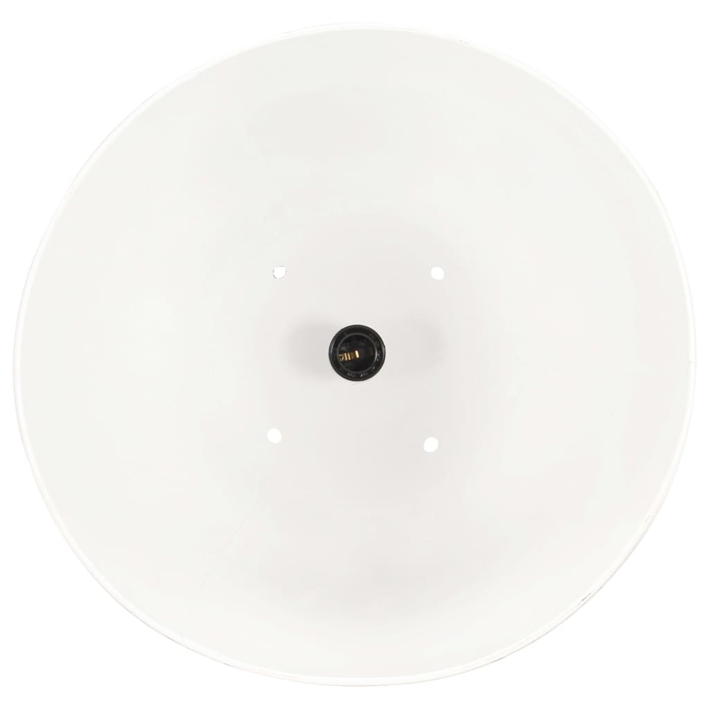 industriel hængelampe 25 W rund 32 cm E27 hvid