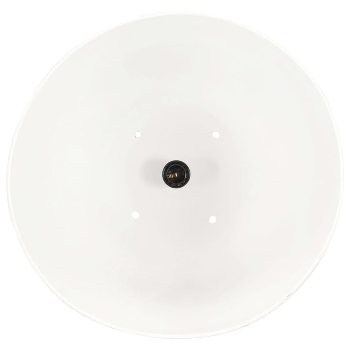 industriel hængelampe 25 W rund 32 cm E27 hvid