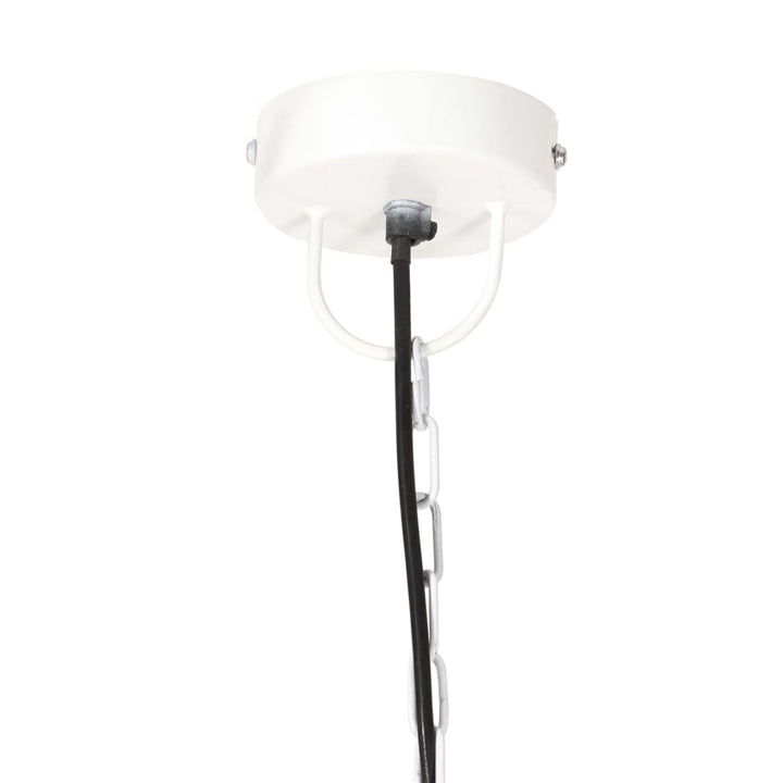 industriel hængelampe 25 W rund 32 cm E27 hvid