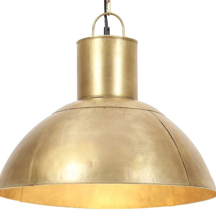 hængelampe 25 W rund 48 cm E27 messingfarvet