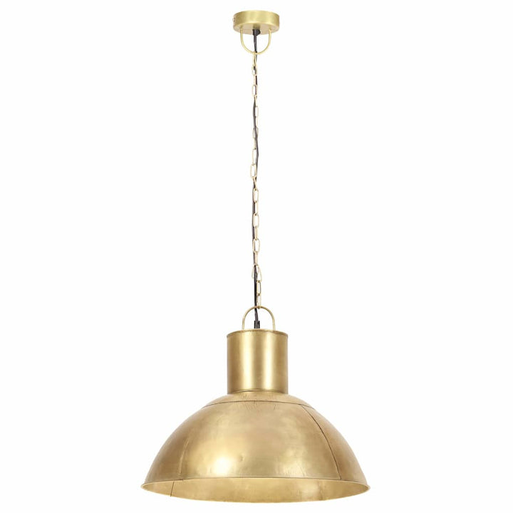hængelampe 25 W rund 48 cm E27 messingfarvet