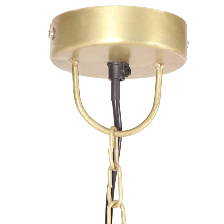 hængelampe 25 W rund 48 cm E27 messingfarvet