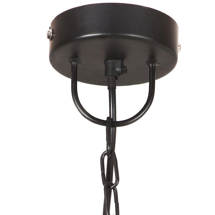 hængelampe 25 W rund 48 cm E27 mat sort