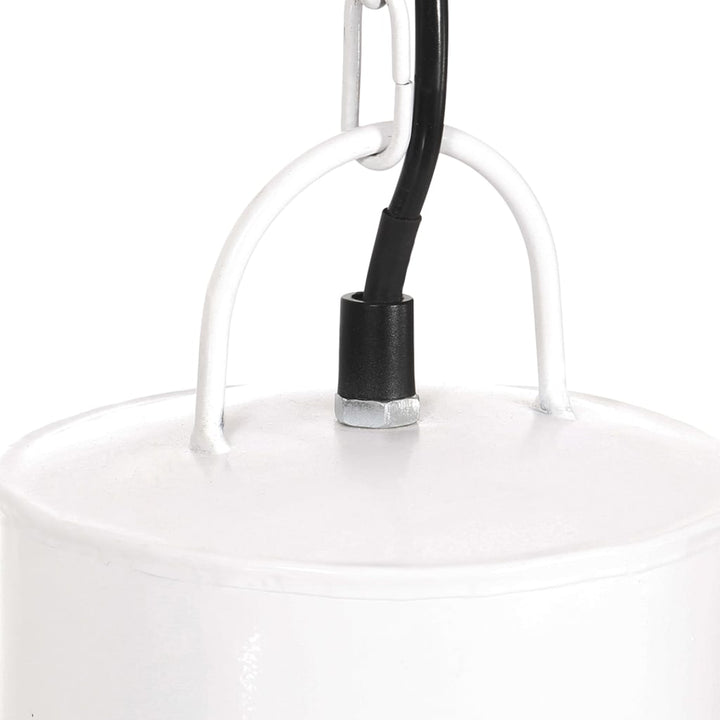 hængelampe 25 W rund 48 cm E27 hvid
