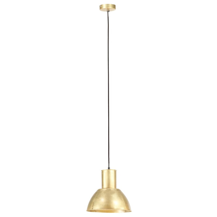 hængelampe 25 W rund 28,5 cm E27 messingfarvet