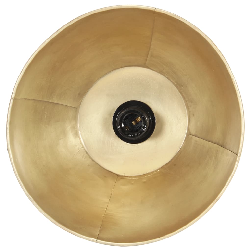 hængelampe 25 W rund 28,5 cm E27 messingfarvet