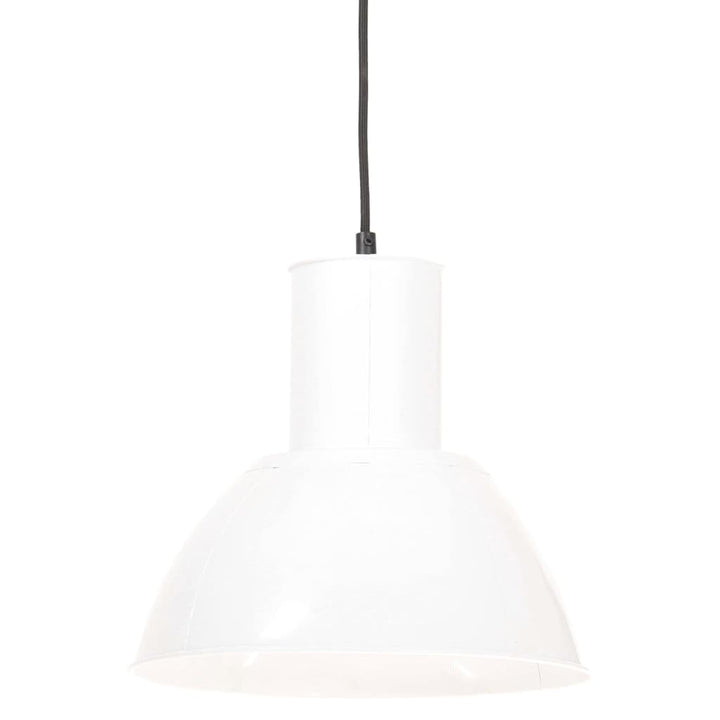 hængelampe 25 W rund 28,5 cm E27 hvid