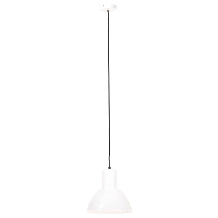 hængelampe 25 W rund 28,5 cm E27 hvid