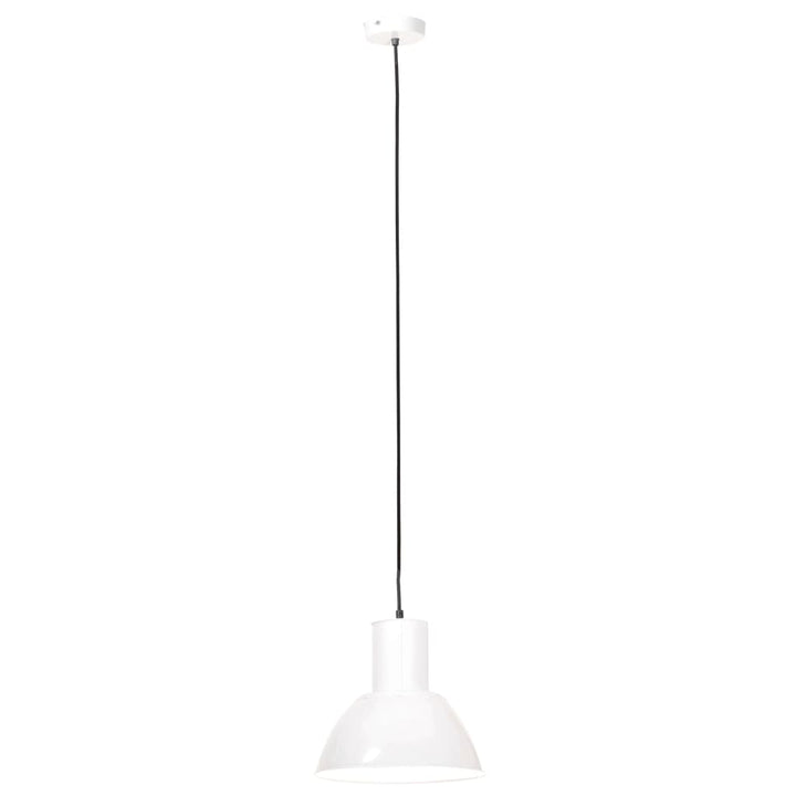 hængelampe 25 W rund 28,5 cm E27 hvid