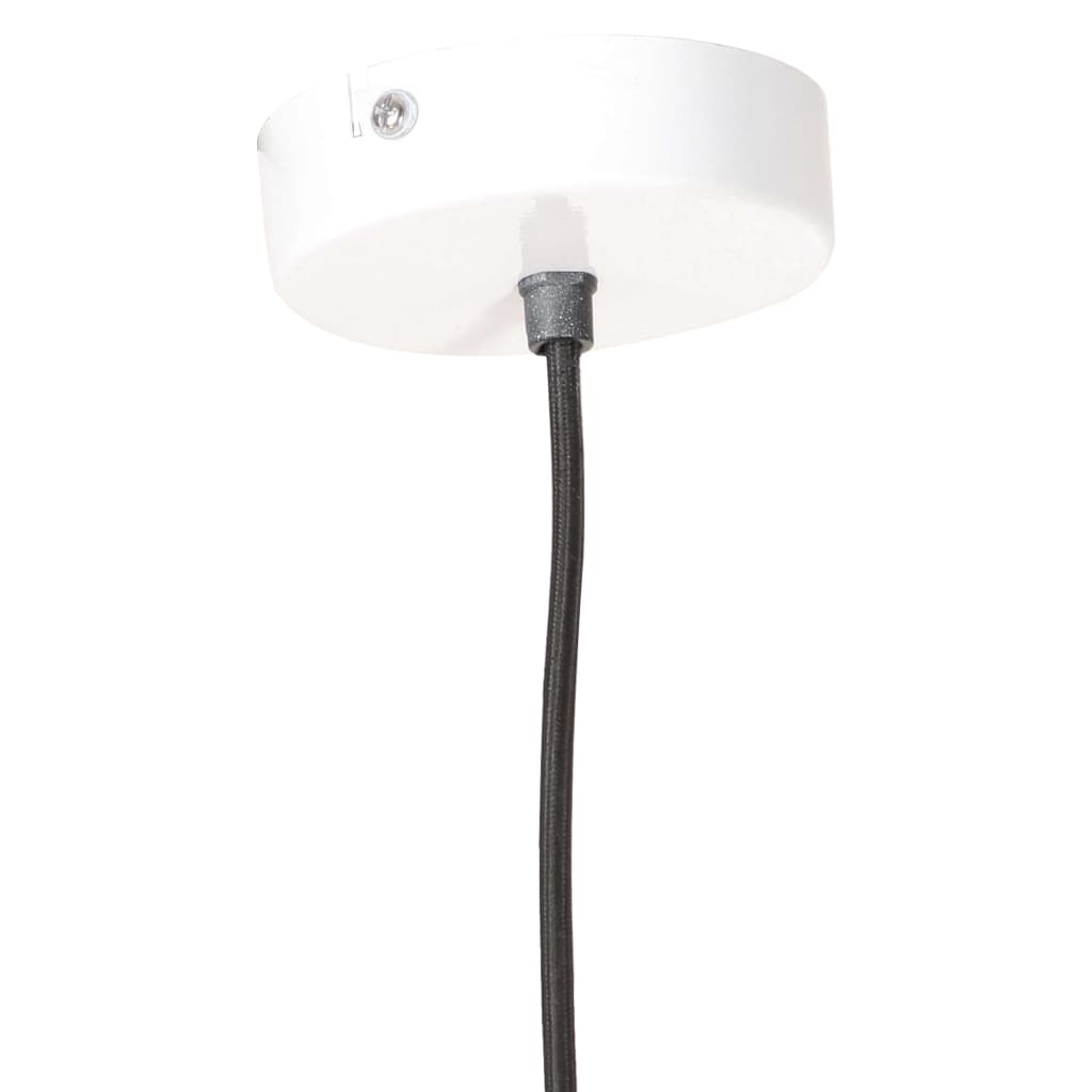 hængelampe 25 W rund 28,5 cm E27 hvid