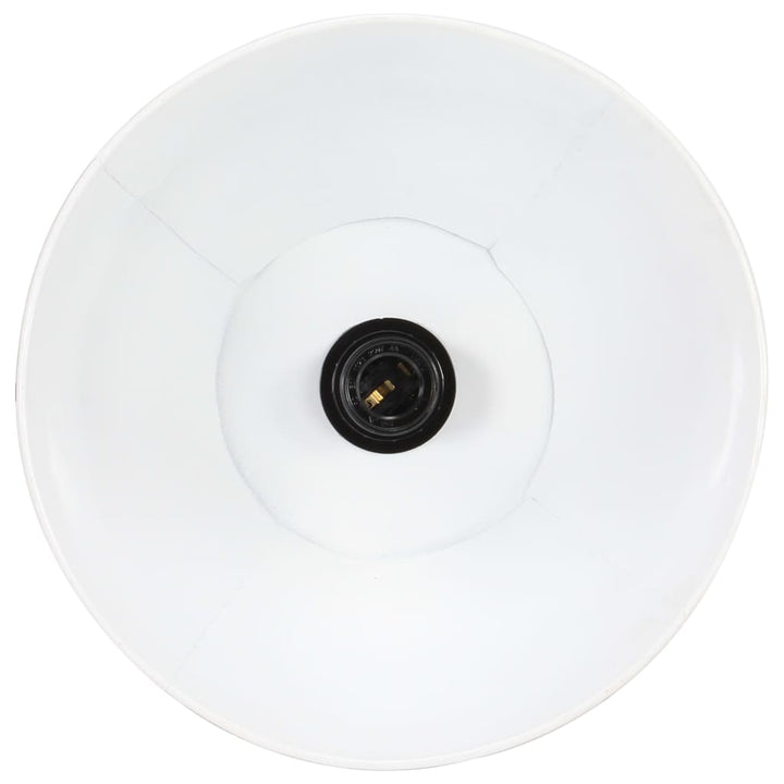 hængelampe 25 W rund 28,5 cm E27 hvid