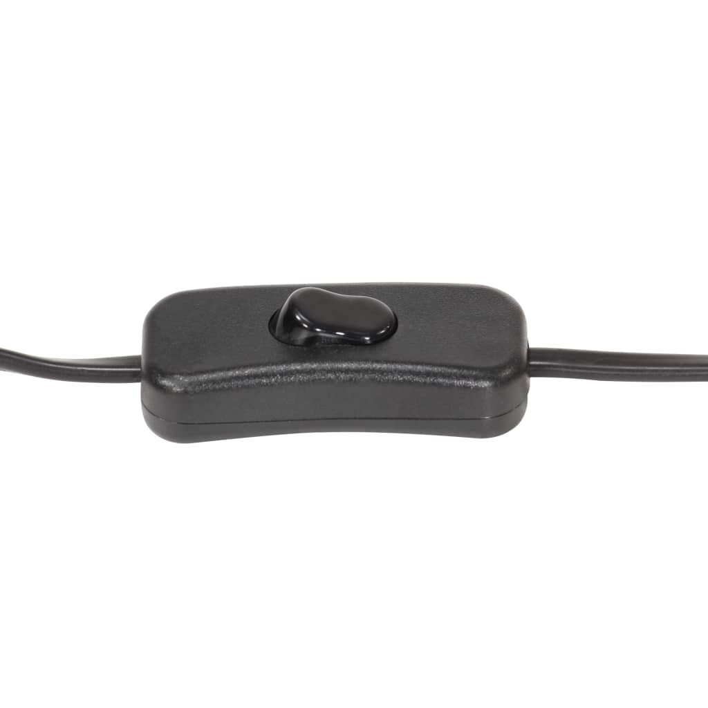 gulvlampe E27 massivt mangotræ messingfarvet