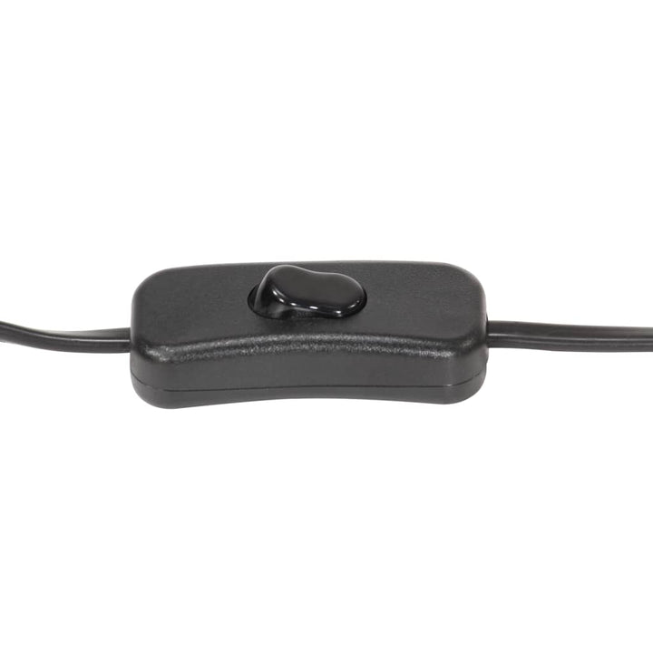 gulvlampe E27 massivt mangotræ messingfarvet