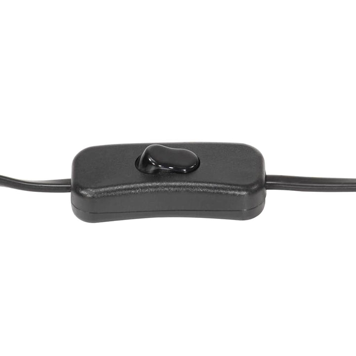 gulvlampe E27 massivt mangotræ hvid