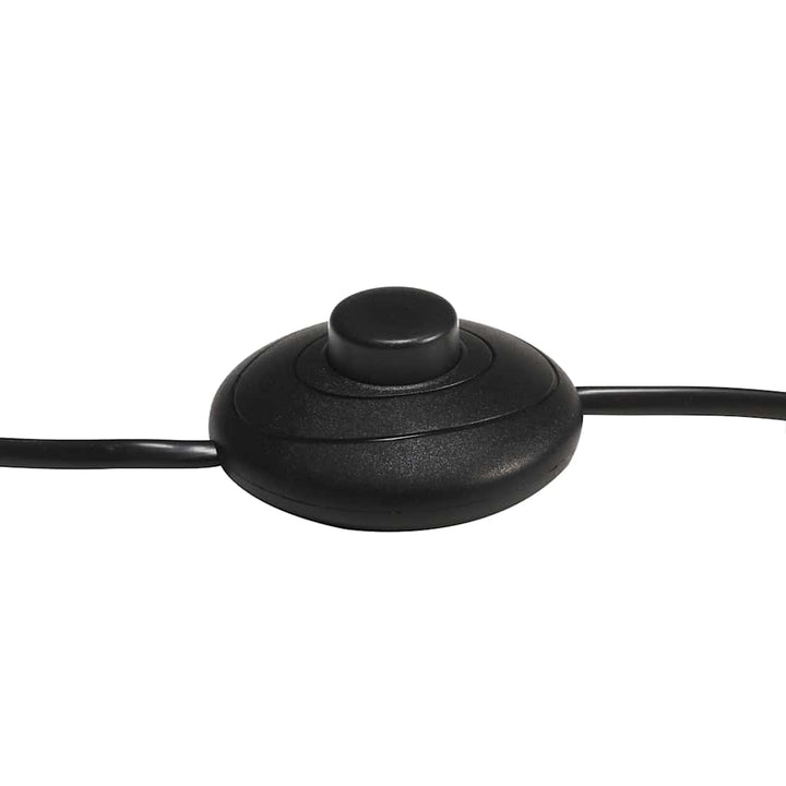 gulvlampe E27 massivt mangotræ messingfarvet