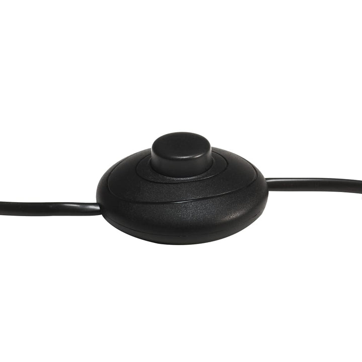 gulvlampe E27 massivt mangotræ messingfarvet