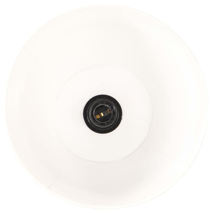 gulvlamper 3 stk. E27 massivt mangotræ hvid