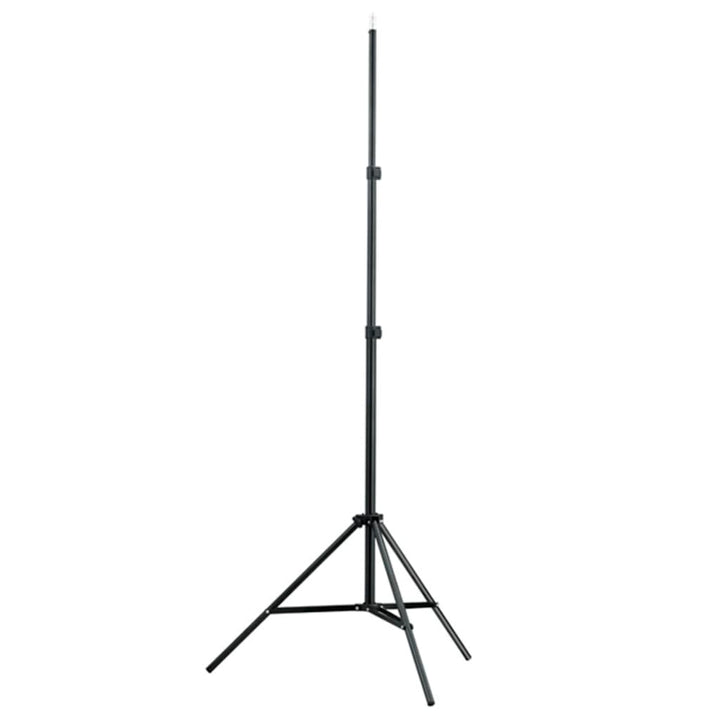 fotostudiesæt med softbox-lamper og baggrund