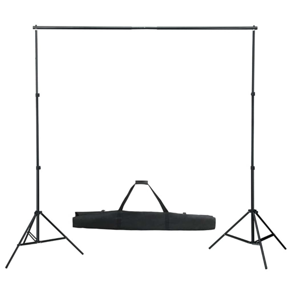 fotostudiesæt med lampesæt og baggrund