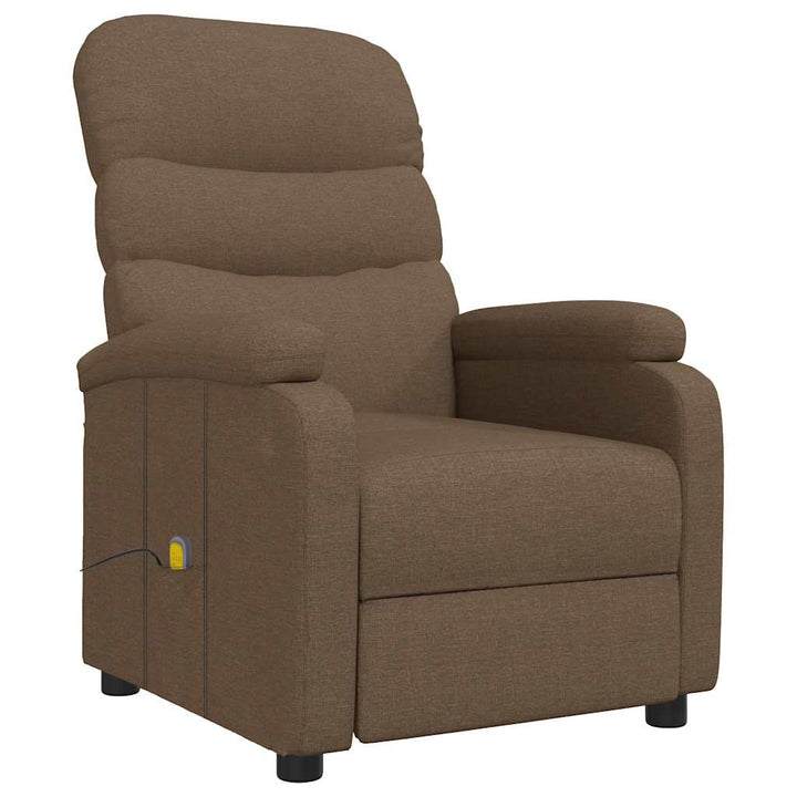 massagestol stof brun