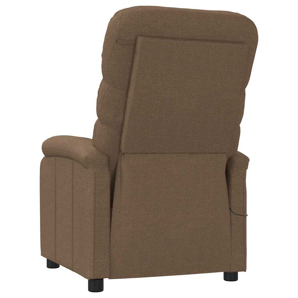 massagestol stof brun