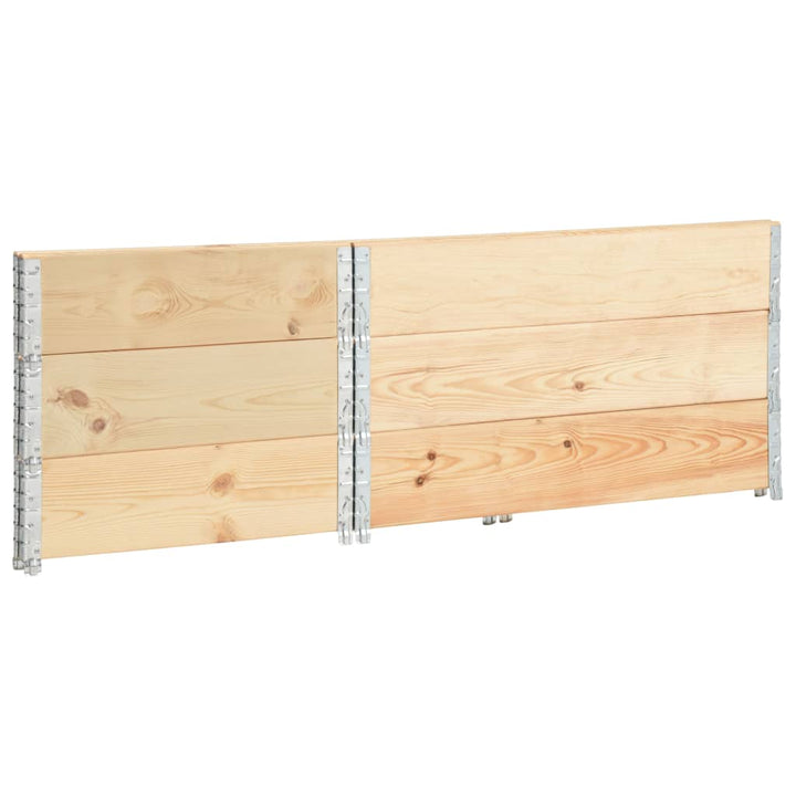 højbed 3 stk. 50x100 cm massivt fyrretræ