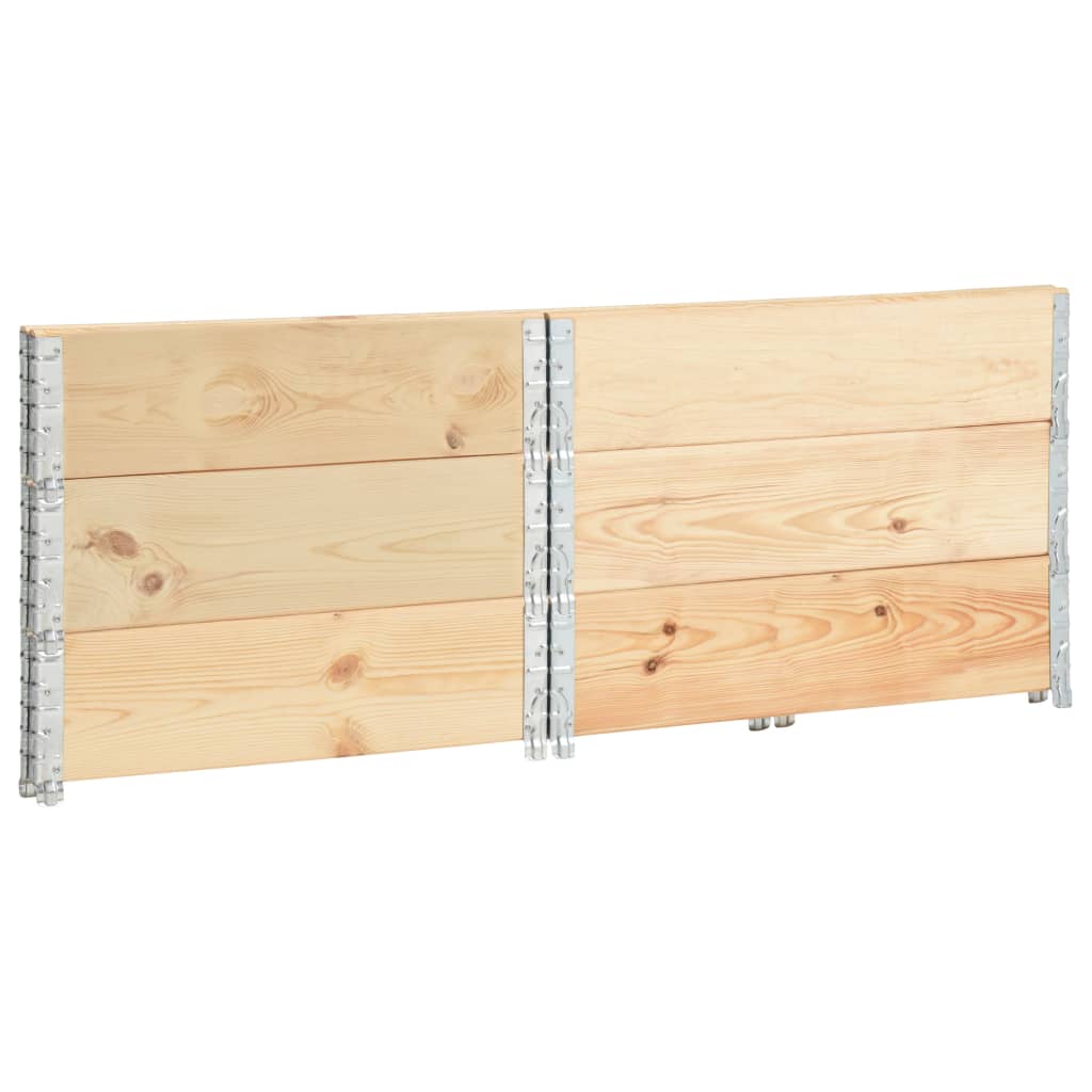 højbed 3 stk. 100x100 cm massivt fyrretræ