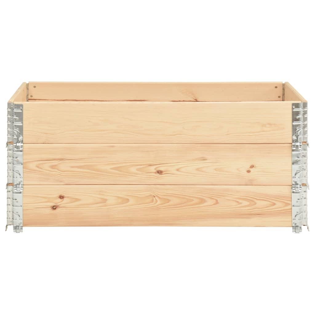 højbed 3 stk. 100x150 cm massivt fyrretræ