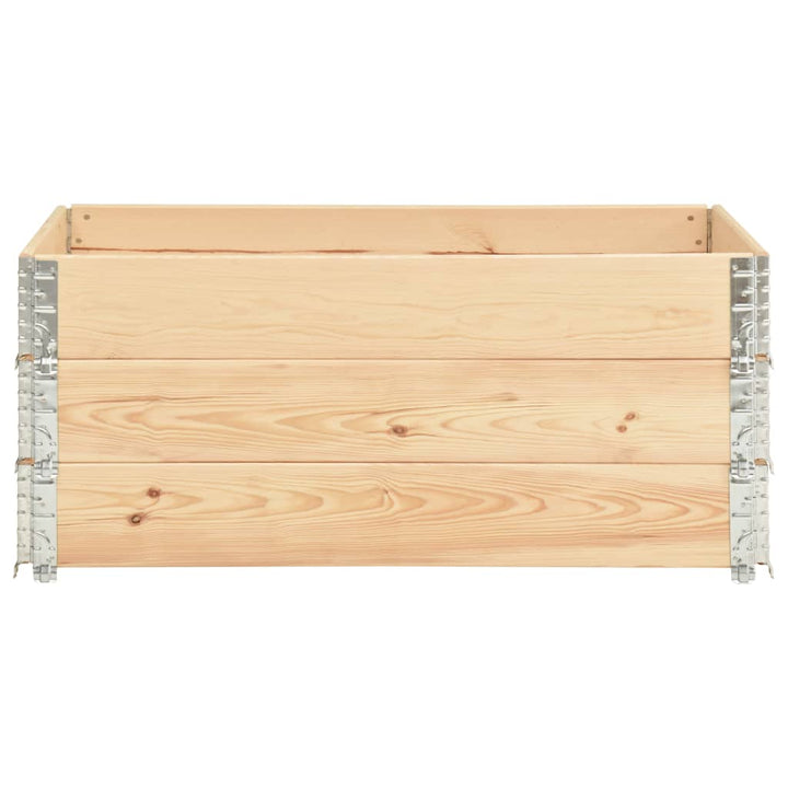 højbed 3 stk. 100x150 cm massivt fyrretræ