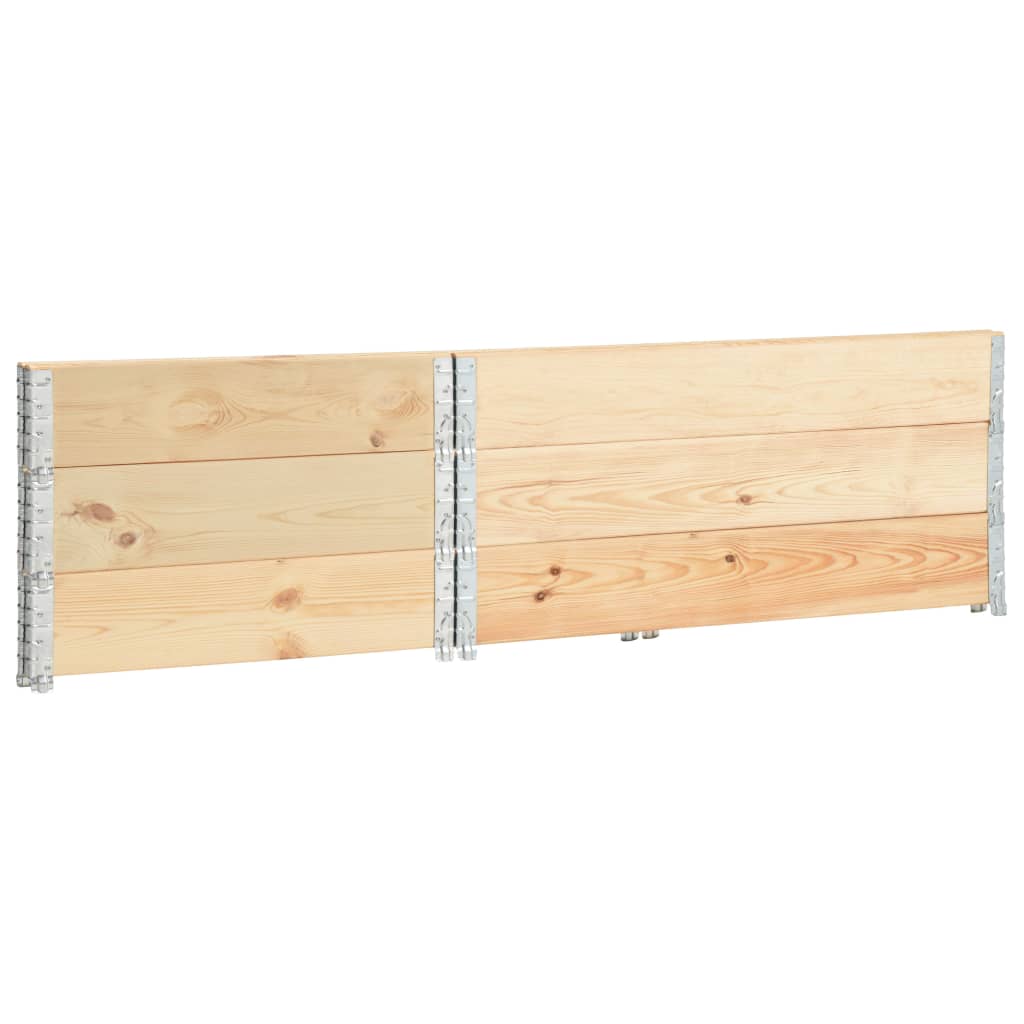 højbed 3 stk. 100x150 cm massivt fyrretræ