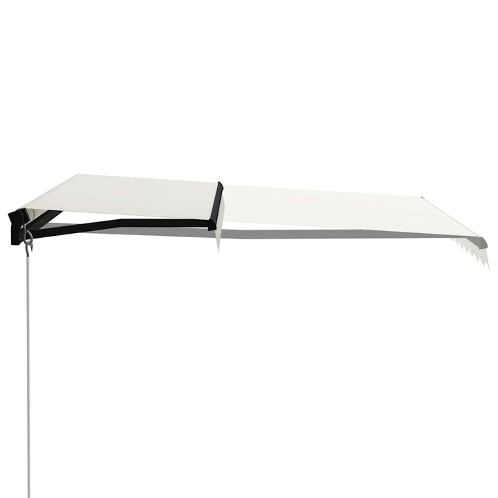foldemarkise manuel betjening 300x250 cm cremefarvet